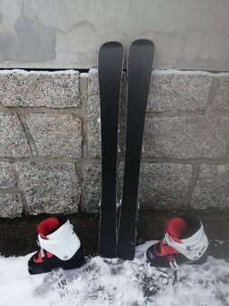 lyže 90 + lyžáky - 2
