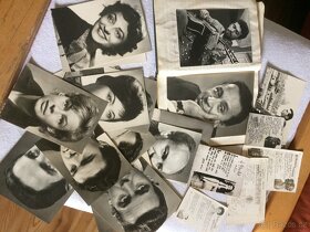 Pohlednice herců a zpěváků - 2