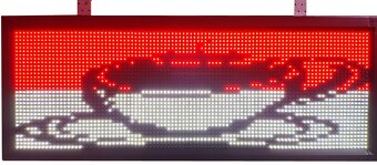 Světelná reklama programovatelná LED panel 105x40cm - 2