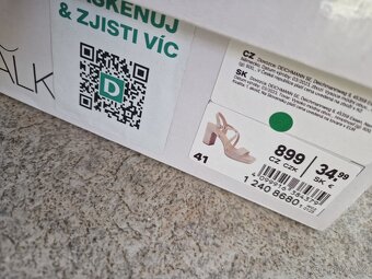 Páskové boty na podpadku vel. 41 - 2