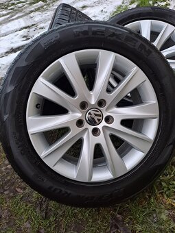 Alu kola 5x112 originál VW 235/55 R17 - 2