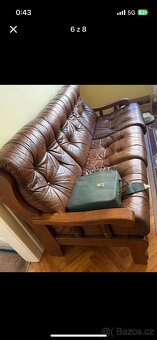 Vintage kožená pohovka - 2