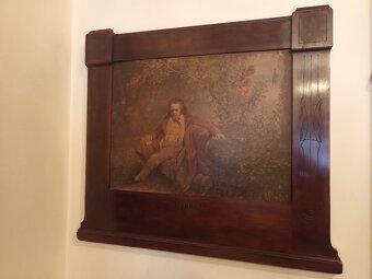 Obraz Beethovena v masívním rámu - 2