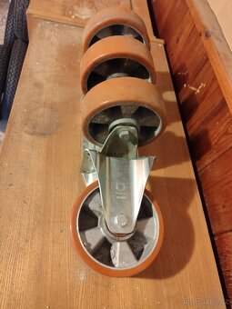Transportní kolečka průměr 160mm, šíře 50mm - 2