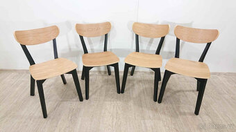 Jídelní židle černá/dub Roxby Actona - 2