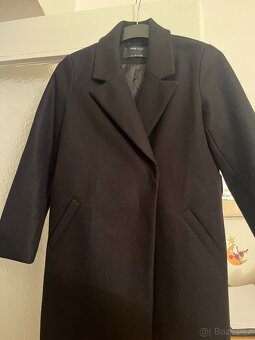 Dámský černý kabát zn. Sinsay vel. S - 2
