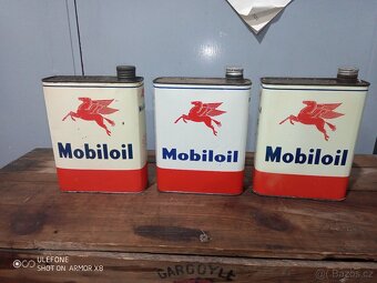 Mobiloil plechovky od olejů Deko - 2