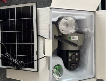 Nová venkovní kamera solární IP 4G CCTV 12MP - 2