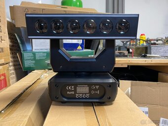 4 otočné hlavy 6x20W RGBW, záruka - 2