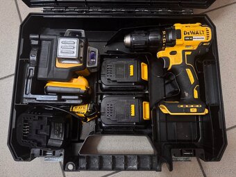 Aku Set deWALT dcd777+dce089g 3x360° laser zelený - 2