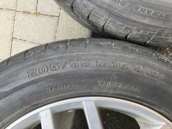 Alu kola vw golf 205/55 R16 - 2