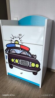 Modrý dětský pokoj jako nový - 2