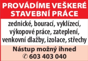 Parta provádí veškeré stavební práce - 2