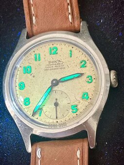 Vzácné hodinky DOXA – 35 mm Borgel pouzdro (jako Patek 565) - 2