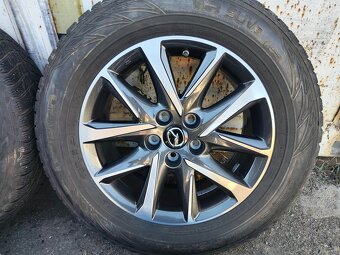 17"zimní alu sada 5x114 origo Mazda CX5 CX7 225/65 TPMS - 2