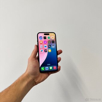 APPLE IPHONE 15 128GB-ČERNÝ 99% BATERIE,ZÁRUKA - 2