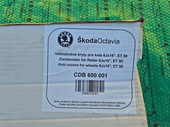 16" kryty kol (poklice) Škoda Octavia  sada 4kusů CDB600001 - 2
