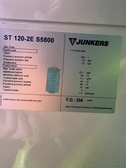 Junkers ST 120-2E S5800 nepřímo ohřívaný zásobník teplé vody - 2