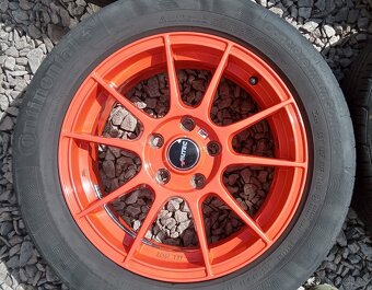 Alu kola 7x16 5x112 s letními pneu 205/55 R16 - 2
