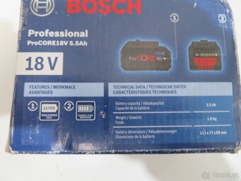 Nový Akumulátor Bosch ProCORE 18 V 5.5 Ah 1600A02149 - 2
