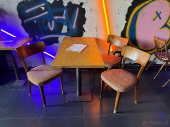 Stůl do kavárny + 4 židle SET 4 - 2