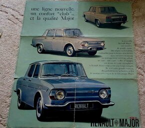 Renault R10 Major - 1967 - Prospekt - VÝPRODEJ - 2
