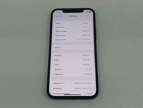 iPhone 12 64gb. Dobry stav. Baterie 84%.  Záruka 6 měsíců. - 2