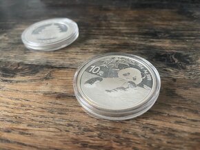 Panda 30g (2020) - 2x stříbrná mince - 2