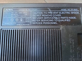 Magnetofon AIWA TP 757 - 2
