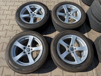 4x al kola 5x120 17 + pneu letní 235/55 R17 103 - 2