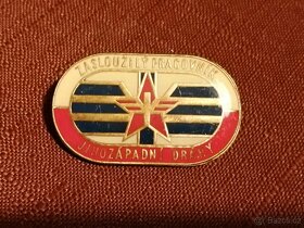 Odznak pracovník SZ dráhy. - 2