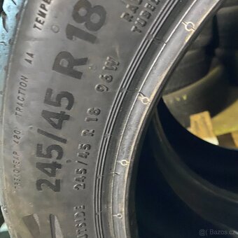 Letní pneu 245/45 R18 96W Continental 4,5-5mm - 2