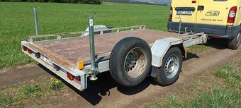 Prodám, BRZDĚNÝ přívěs, přívěsný vozík. - 2