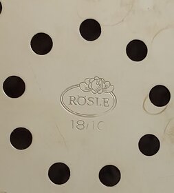 Velké nerezové síto na přípravu salátů Rösle - 2