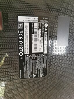 Televize LG 65UH6507 - nefunkční - 2