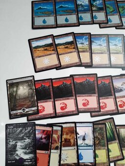 Magic the Gathering 47ks basic landy vintage karty - 2