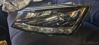 Leve predni svetlo skoda fabia 3 face full led - 2
