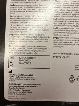 Nitrilové rukavice Powergrip oranžové po expiraci - 2
