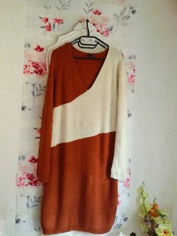 Krásné pletená šaty 40/44 - 2