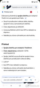 Spojovacky žebříku - 2