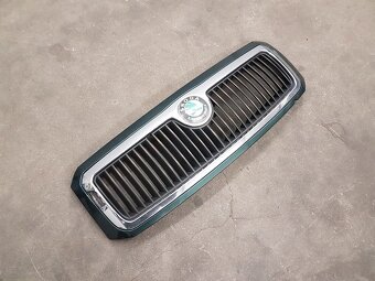 Přední maska Škoda Fabia I FL., zelená met. 9572, 6Y0853668B - 2