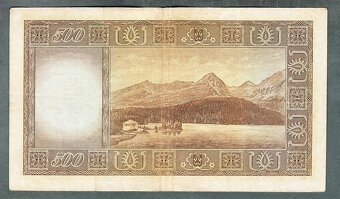 Staré bankovky 500 kčs 1946 - 2