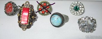 Stará bižuterie - prstýnky - 2