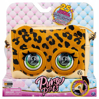 Spin Master Purse Pets Leopard - interaktivní kabelka - 2
