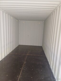 Lodní kontejner 20´ zánovní, RAL 1015 - 2