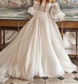 Nové Svatební šaty - Ivory, vel. 56 - 2
