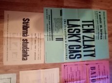 Prodám staré divadelní plakáty od r. 1919 hlavně Kostelec - 2