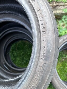 2ks letních pneu 215/45 R17 91Y - Dunlop - 2