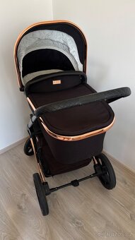 Kočárek MOON Style + adaptéry na BeSafe + pláštěnka – KOMPLE - 2