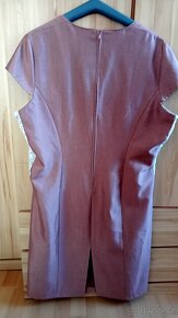Dámské starorůžové šaty vel. 44/XL - 2